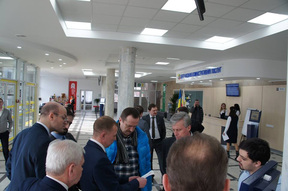 Рівненський регіональний ЦНАП відвідали Папенхайм Домінік, Ігор Коліушко, Тарас Журавель, Олексій, Томкова, Олександр Каменчук, Ольга Калініченко