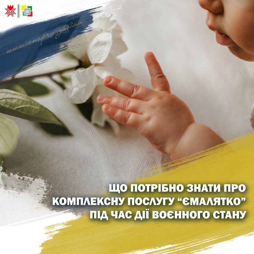 Що потрібно знати про комплексну послугу «єМалятко» в період воєнного стану?