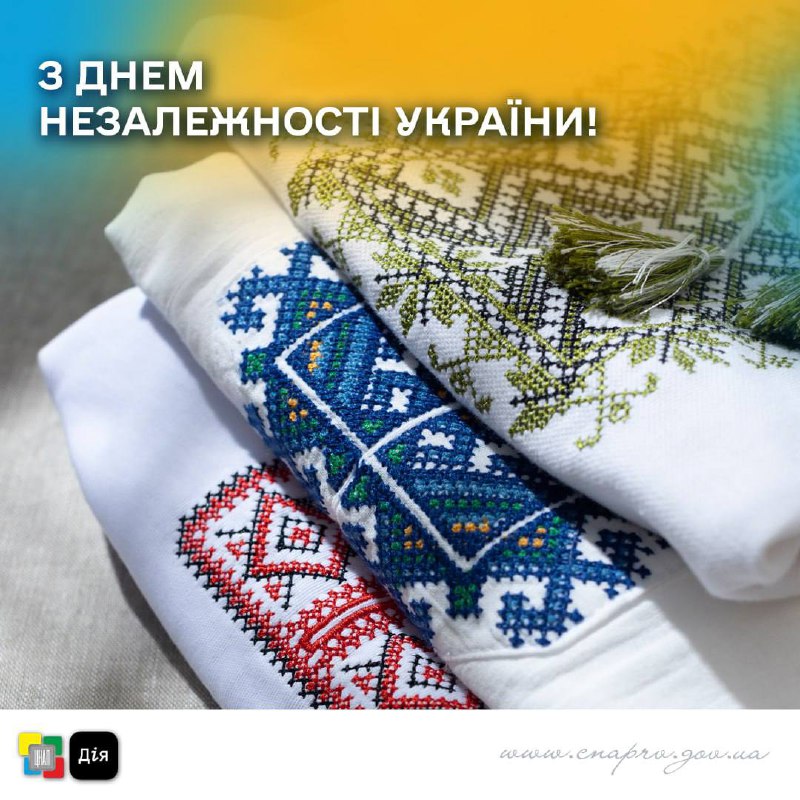 Друзі, сьогодні ми святкуємо найважливіше свято для кожного українця — День Незалежності України!