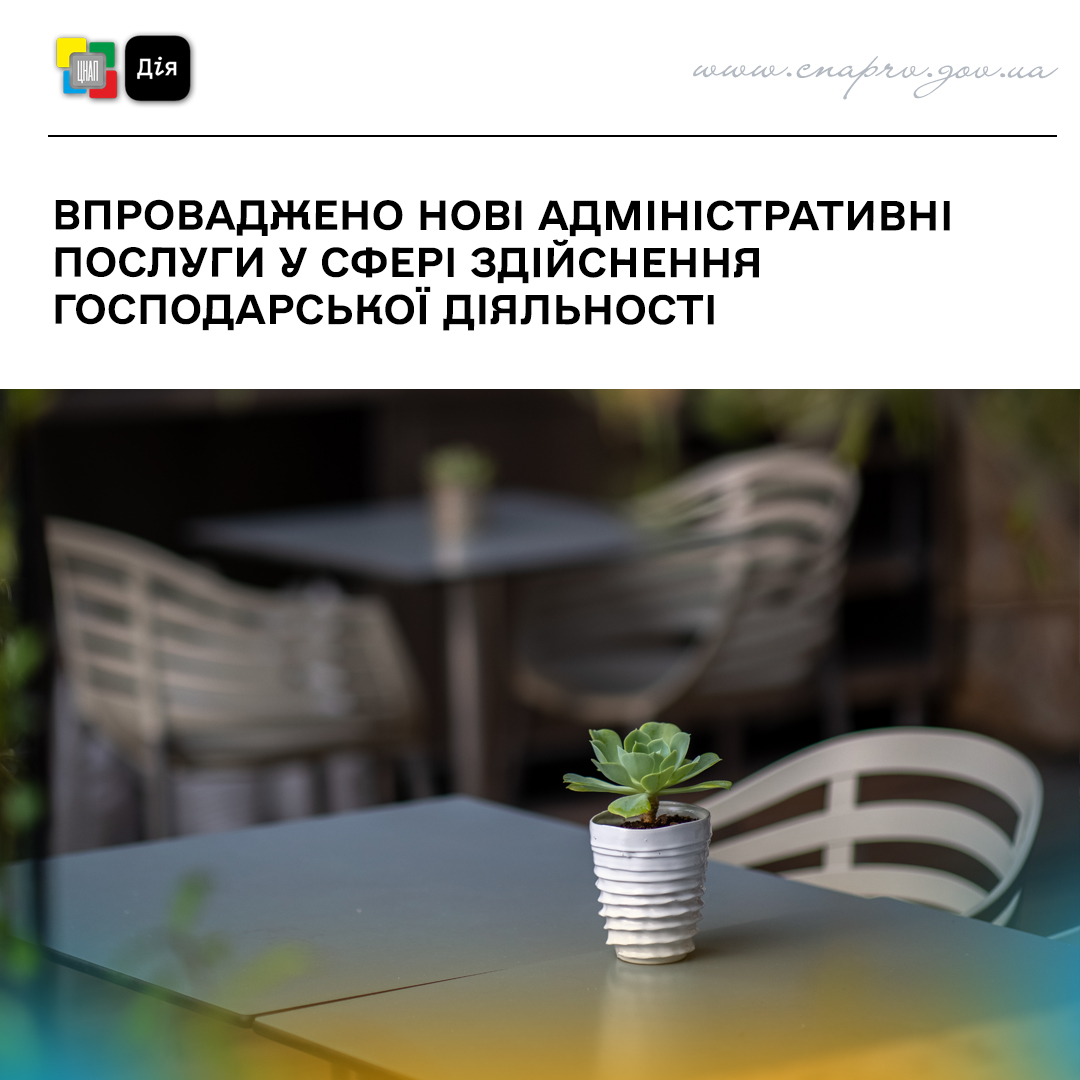 Впроваджено надання нових адміністративних послуг у сфері здійснення господарської діяльності на території Рівненської міської територіальної громади.
