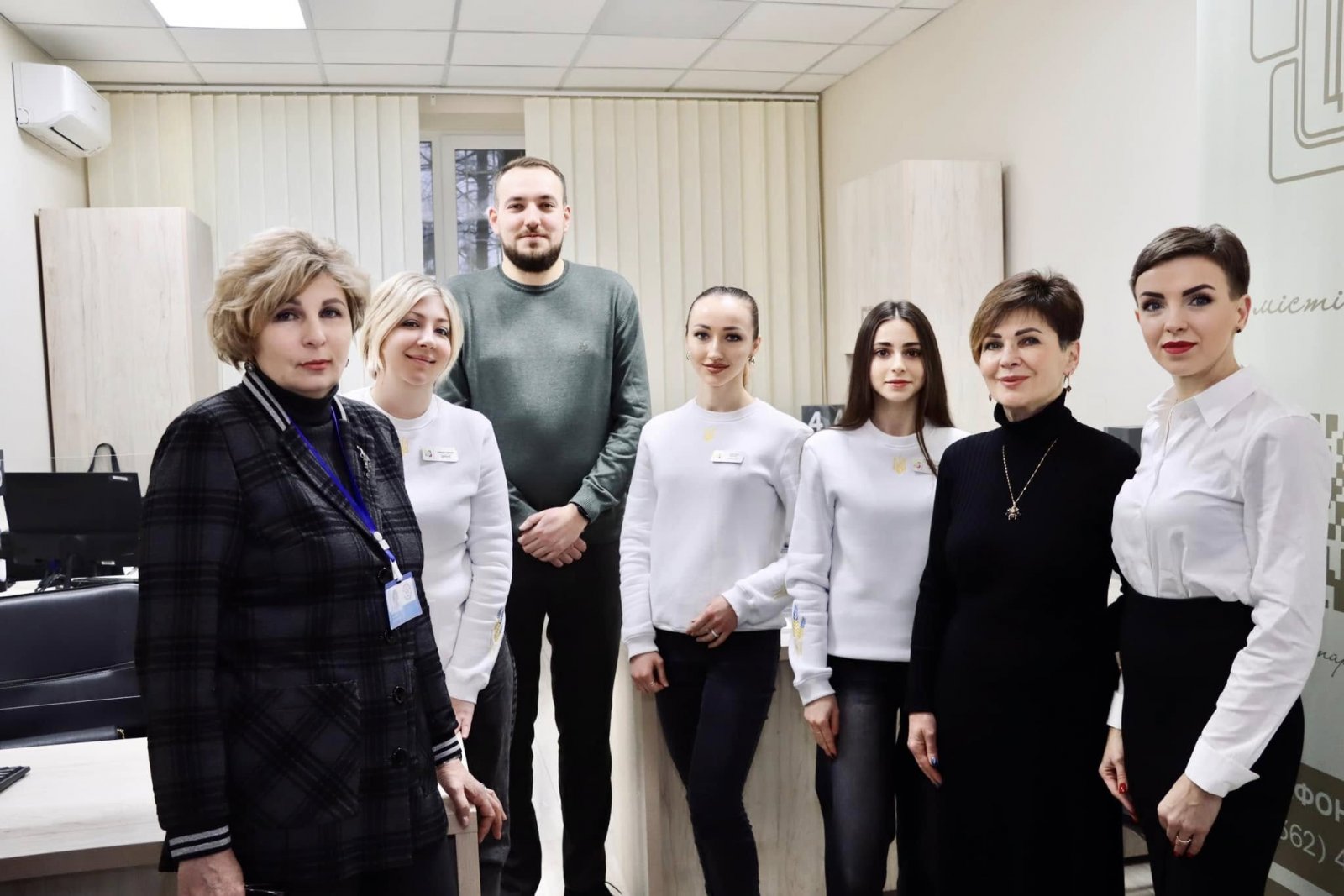 Працівники віддаленого робочого місця ЦНАПу в місті Рівному.